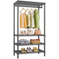 Black 4-Tier Wire Heavy Duty Garment Rack