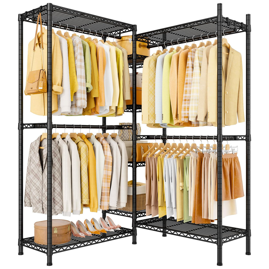 Bronze L-Shaped Heavy Duty Garment Rack