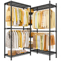 Bronze L-Shaped Heavy Duty Garment Rack