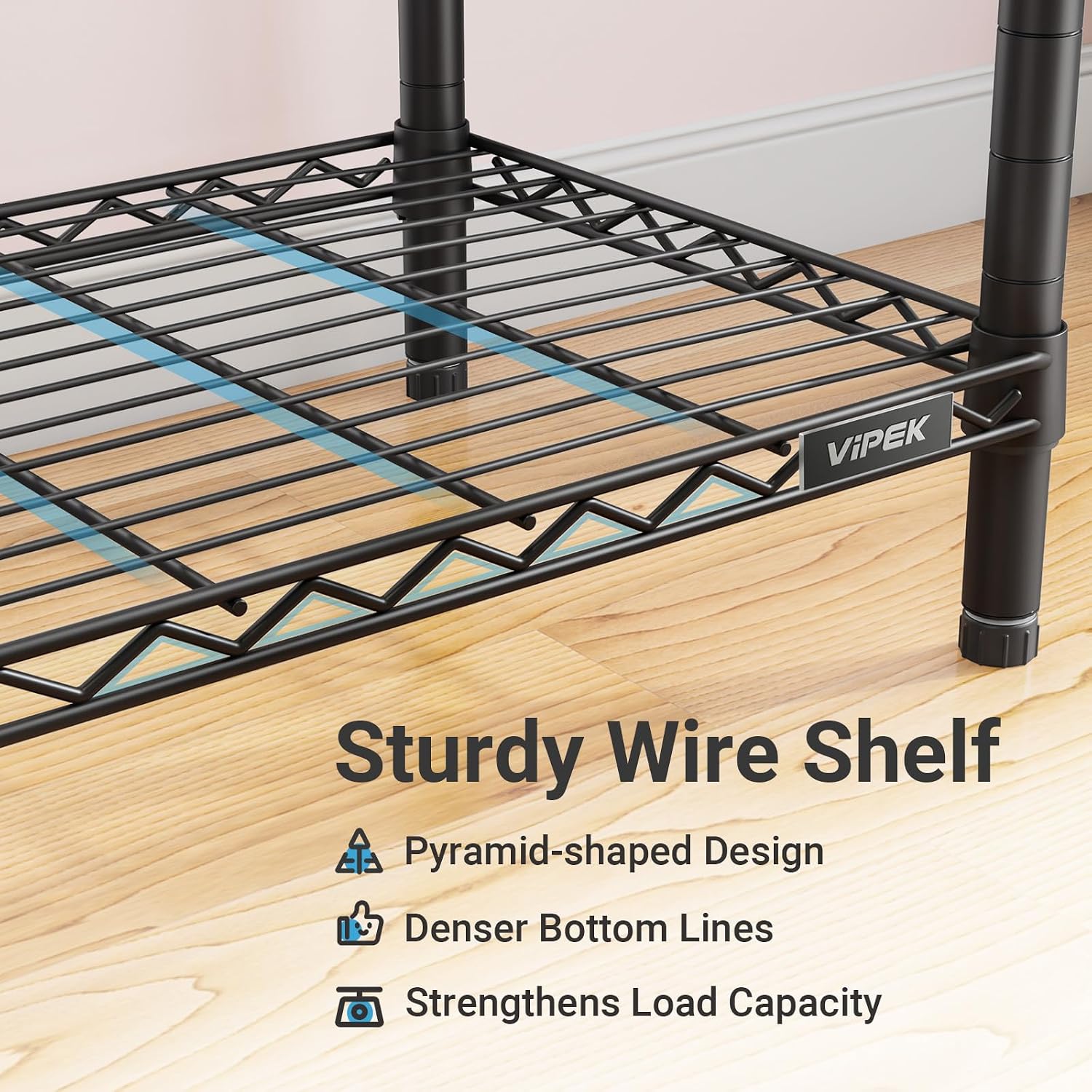 Black 4-Tier Wire Heavy Duty Garment Rack