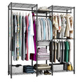 Gold 6-Tier Heavy Duty Metal Garment Rack